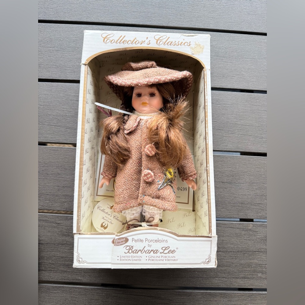 Barbara Lee Collector's Doll with Brown Tweed Outfit (NIB)